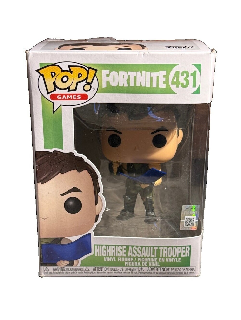 Funko Pop! Games Fortnite #431 Highrise Assault Trooper Vinyl Figure 2018